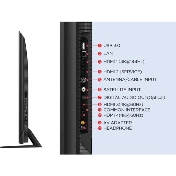 TCL Television, 85 Inch Smart QD-Mini LED - C805 85C805K - Naamaste London Homewares - 11