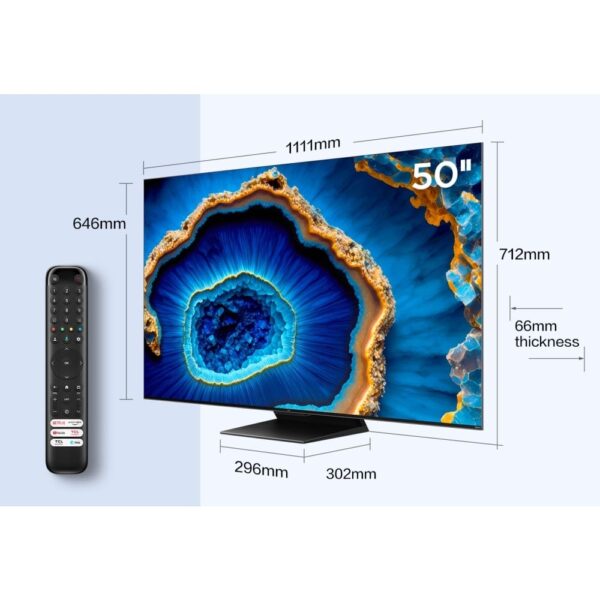 TCL Television, 50 Inch Smart QD-Mini LED - C805 50C805K - Naamaste London Homewares - 12