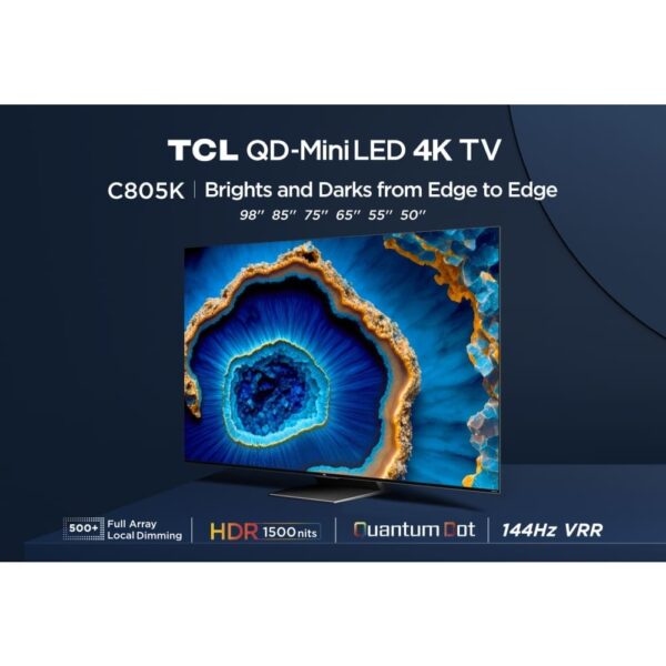 TCL Television, 65 Inch Smart QD-Mini LED - C805 65C805K - Naamaste London Homewares - 2