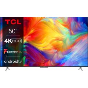 TCL Television, 50 Inch 4K UHD HDR Smart Android - P638K 50P638K - Naamaste London Homewares - 1
