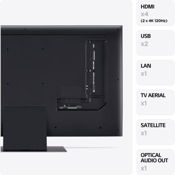 LG Smart TV, 50 Inch QNED 4K UHD - 50QNED816RE - Naamaste London Homewares - 5