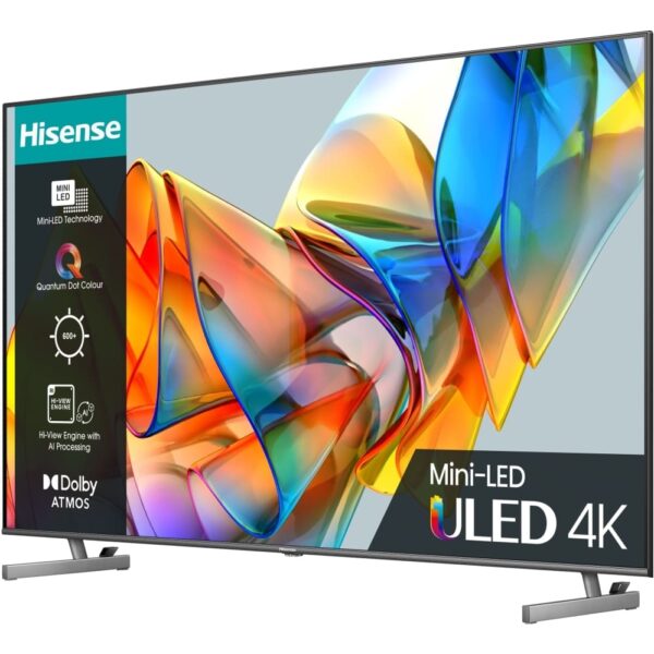 Hisense TV, 55 Inch 4K Ultra HD Mini-LED - U6 Series 55U6KQTUK - Naamaste London Homewares - 3