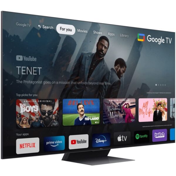 TCL Television, 75 Inch 4K Mini-LED QLED - C845 Series 75C845K - Naamaste London Homewares - 2