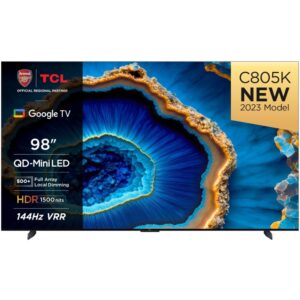 TCL Television, 98 Inch Smart QD-Mini LED - C805 98C805K - Naamaste London Homewares - 1