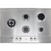 74cm AEG Gas Hob 5 Burner Stainless Steel - HGB75500SM - Naamaste London Homewares - 6