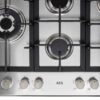 74cm AEG Gas Hob 5 Burner Stainless Steel - HGB75500SM - Naamaste London Homewares - 7