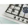 75cm 5 Burner Gas Hob Stainless Steel - Candy CHG74WPX - Naamaste London Homewares - 3