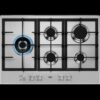 74cm AEG Gas Hob 5 Burner Stainless Steel - HGB75500SM - Naamaste London Homewares - 1