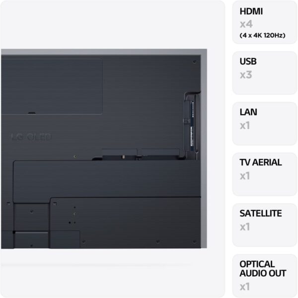 LG Smart TV, 65 Inch OLED evo G3 4K - OLED65G36LA - Naamaste London Homewares - 3