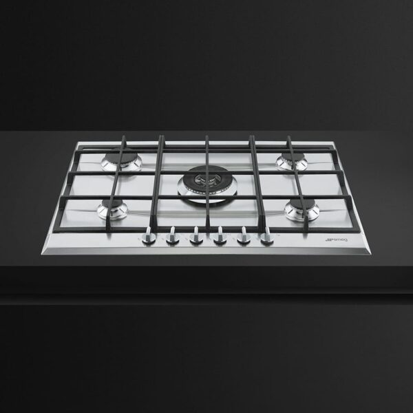 Cucina Smeg Gas Hob 5 Burner Stainless Steel - P272XGH - Naamaste London Homewares - 2