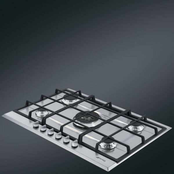 Cucina Smeg Gas Hob 5 Burner Stainless Steel - P272XGH - Naamaste London Homewares - 3