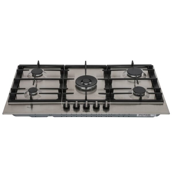 90cm Bosch 5 Burner Gas Hob Stainless Steel - PCR9A5B90 Series 6 - Naamaste London Homewares - 3