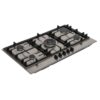 90cm Bosch 5 Burner Gas Hob Stainless Steel - PCR9A5B90 Series 6 - Naamaste London Homewares - 4