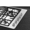 5 Burner Smeg Gas Hob Classic Stainless Steel - PGF95-4 - Naamaste London Homewares - 3