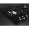 Black on Glass Smeg Gas Hob 5 Burner - PV395LN - Naamaste London Homewares - 3