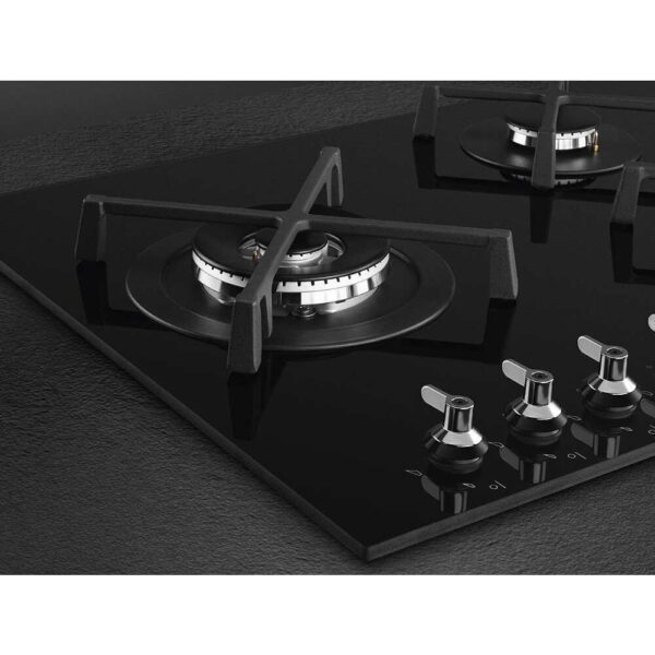 Black on Glass Smeg Gas Hob 5 Burner - PV395LN - Naamaste London Homewares - 3