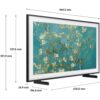 Samsung TV, 43 Inch The Frame Art Mode QLED - QE43LS03BGUXXU - Naamaste London Homewares - 2