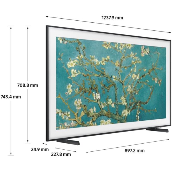 Samsung TV, 55 Inch The Frame Art Mode QLED - QE55LS03BGUXXU - Naamaste London Homewares - 14