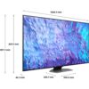 Samsung TV, 65 Inch QLED 4K HDR Smart - Q80C QE65Q80CATXXU - Naamaste London Homewares - 12