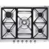 75cm Classic Smeg Gas Hob Stainless Steel - SE70SGH-5 - Naamaste London Homewares - 1