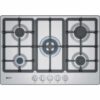 75cm Neff 5 Burner Gas Hob Stainless Steel - T27BB59N0 N50 - Naamaste London Homewares - 1