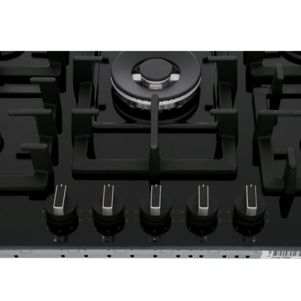 Neff 5 Burner Gas Hob Black Tempered Glass - T27CS59S0 N70 - Naamaste London Homewares - 6