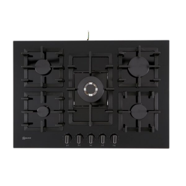 Neff 5 Burner Gas Hob Black Tempered Glass - T27CS59S0 N70 - Naamaste London Homewares - 7