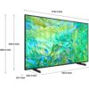 Samsung TV, 50 Inch LED Crystal 4K HDR - CU8000 UE50CU8000KXXU - Naamaste London Homewares - 2