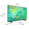 Samsung TV, 75 Inch LED Crystal 4K HDR - CU8000 UE75CU8000KXXU - Naamaste London Homewares - 2