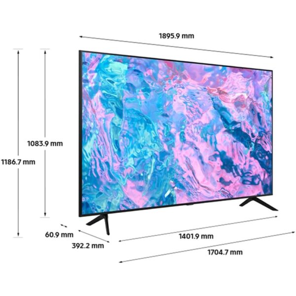 Samsung Smart TV, 85 inch 4K LED UHD - CU7100 UE85CU7100KXXU - Naamaste London Homewares - 2