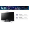 Sony TV, 42 Inch 4K Ultra OLED Smart - A90K XR42A90KU - Naamaste London Homewares - 7