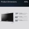 Sony TV, 65 Inch QD-OLED 4K Ultra HD - A95L Series XR65A95LU - Naamaste London Homewares - 10