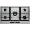 86cm Zanussi Gas Hob 5 Burner Stainless Steel - ZGNN955X - Naamaste London Homewares - 1