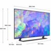 Samsung TV, 43 Inch Crystal UHD 4K HDR - CU8500 UE43CU8500KXXU - Naamaste London Homewares - 12
