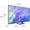 Samsung TV, 75 Inch Crystal UHD 4K HDR - CU8500 UE75CU8500KXXU - Naamaste London Homewares - 12