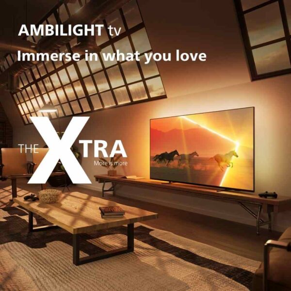 Philips Ambilight TV, 55 Inch Mini LED The Xtra Smart 4K - 55PML9008/12 - Naamaste London Homewares - 9