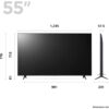 LG Smart TV, 55 Inch LED 4K UHD - 55UR80006LJ - Naamaste London Homewares - 2