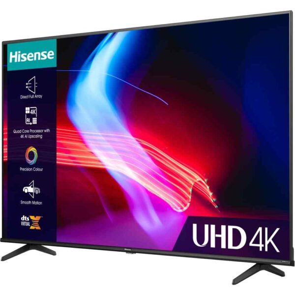 Hisense TV, 65 Inch LED 4K Ultra HD Smart - 6 Series 65A6KTUK - Naamaste London Homewares - 3