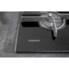 75cm 5 Burner Gas Hob Black on Glass - Hotpoint FTGHG751DHBK - Naamaste London Homewares - 6