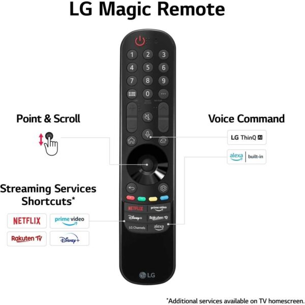 55 Inch LG Smart TV, LED 4K - 55UR91006LA - Naamaste London Homewares - 5