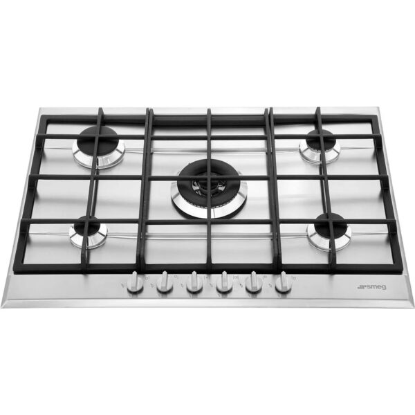 Cucina Smeg Gas Hob 5 Burner Stainless Steel - P272XGH - Naamaste London Homewares - 8