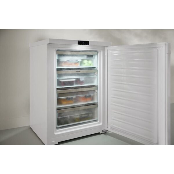 107L Static Under Counter Freezer, White - Miele F 4001 D - Naamaste London Homewares - 12