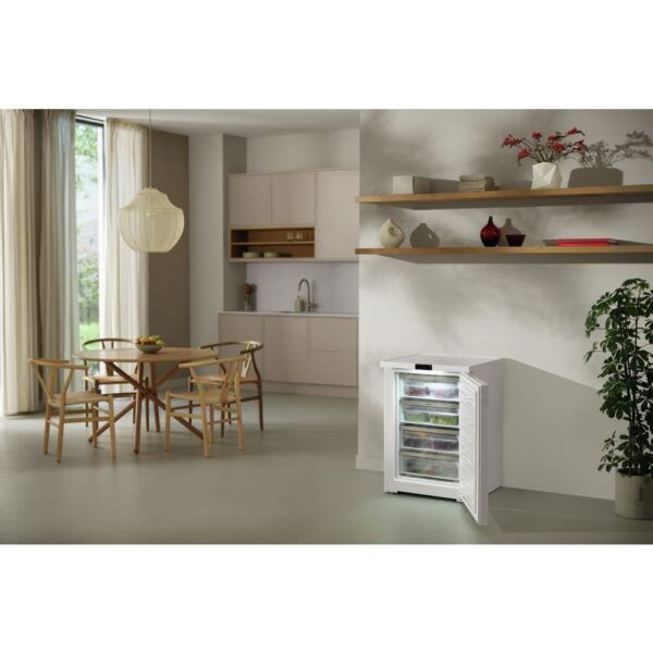 107L Static Under Counter Freezer, White - Miele F 4001 D - Naamaste London Homewares - 4