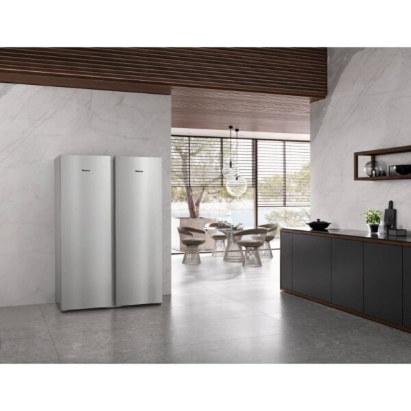 278L No Frost Tall Freezer, Stainless Steel - Miele FNS4382D - Naamaste London Homewares - 5