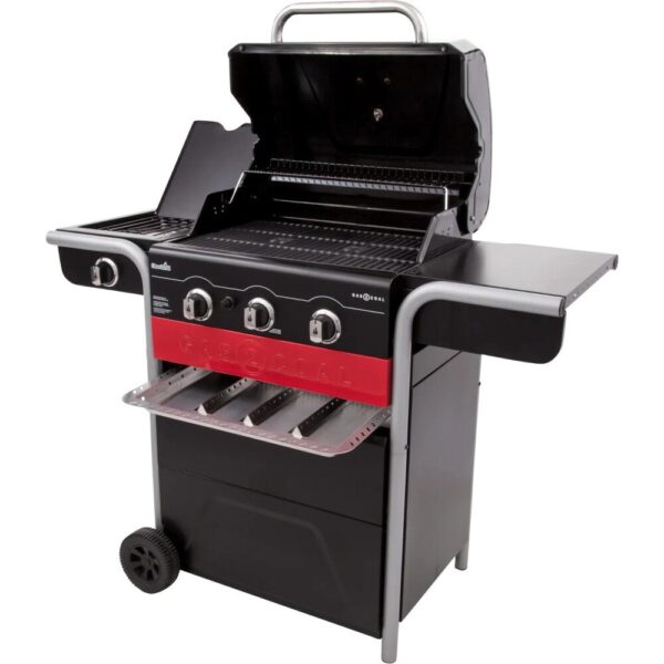 3 Burner Hybrid BBQ Grills Gas2Coal, Black - Char-Broil 140723 - Naamaste London Homewares - 5