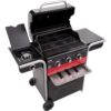 3 Burner Hybrid BBQ Grills Gas2Coal, Black - Char-Broil 140723 - Naamaste London Homewares - 6