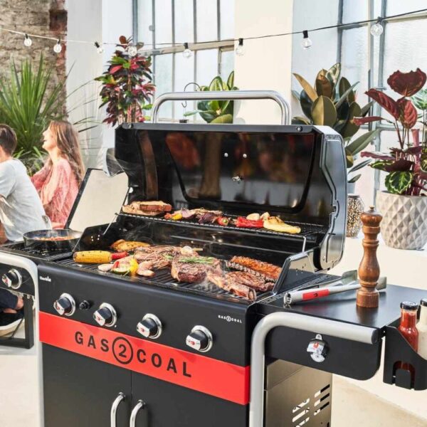 4 Burner Hybrid BBQ Grills 440, Black - Char-Broil 140926 - Naamaste London Homewares - 4