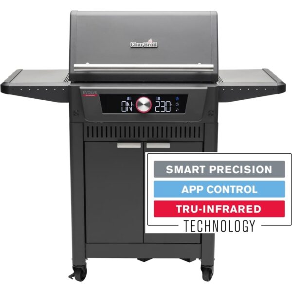 Evolve Gas BBQ Grills Cover Pack, Black - Char-Broil - Naamaste London Homewares - 11