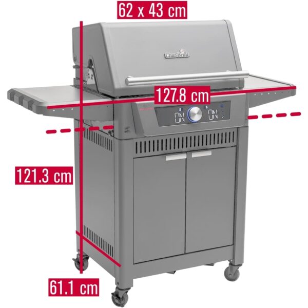 Evolve Gas BBQ Grills Cover Pack, Black - Char-Broil - Naamaste London Homewares - 10