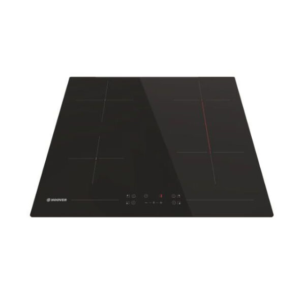 60cm 4 Zone Electric Ceramic Hob, Black on Glass - Hoover HH64BVT - Naamaste London Homewares - 2